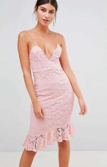 Pink Lace Dress 