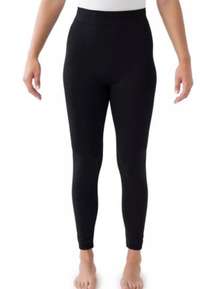 Women's Fleece Lined Leggings Black Size L-XL