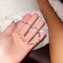 tiny Beaded Anklet