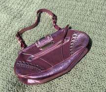 heavyweight shiny pink shoulder bag 
Vintage Isabella Fiore
NWT new with tags