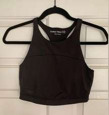 Outdoor Voices Move Free Crop Top In Black size Small