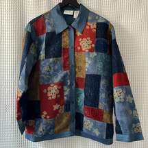 Alfred Dunner lightweight patchwork jacket
