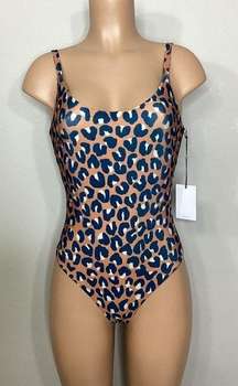 New. LPA leopard print swimsuit. Runs small