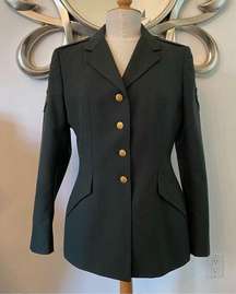 Vintage De Rossi & Son Co. Women’s U.S. Army Green Blazer Coat Jacket | Sz 16 R