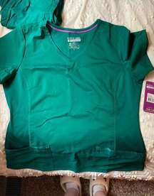 Hunter Green Scrub Top