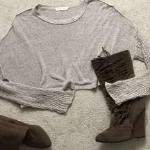 Taupe Oversized Sweater