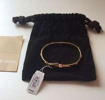 Gold Buckle And Screw Bracelet . NWT