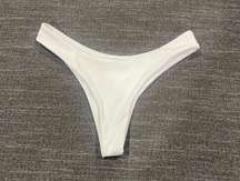 White bathing suit bottom