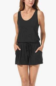 TOMMY JOHN Romper Extra Small Second Skin Lounge Jumpsuit One Piece Black Lounge