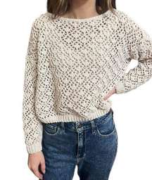 Knit Pullover Top Ivory