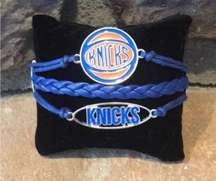 New York Knicks Blue Braided Bracelet