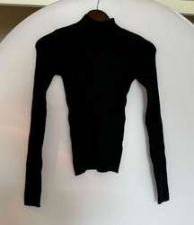 American Eagle - black turtleneck sweater - medium