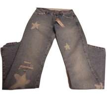 NWT Twin-Set Distressed Star Jeans Small 2…