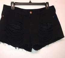 Guess Frayed distressed shorts size  30