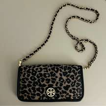 Adalyn Leopard Raffia Clutch Bag with Removable Crossbody Strap