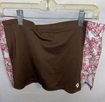 Moving Comfort Athletic Skorts Women's Size Small Brown Stretchy Inseam 4 Rise 8