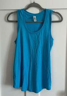 District Women's Size M Racerback Tank Top Aqua Turquoise Blue Casual Basic