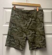 camo biker shorts