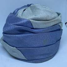 Vintage Blue Two-Tone Hat