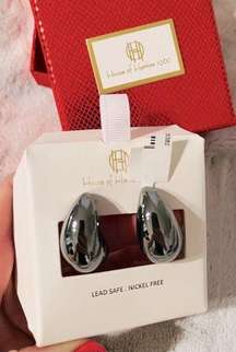 House of Harlow Earrings Chrome Drops NWT!