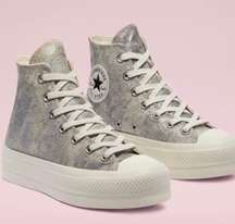 Converse Silver Platform