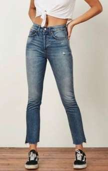 NWT Boyish jeans Billy high rise skinny raw hem