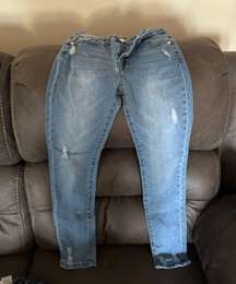 7FAMK Skinny Boyfriend Jeans 