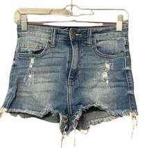 Harper High Rise Distressed Cut Off Shorts (2)