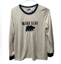 Dearfoams Cozy Comfort Women’s Large Sleep/Lounge Shirt MAMA BEAR Super Soft