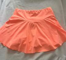 orange tennis skirt 