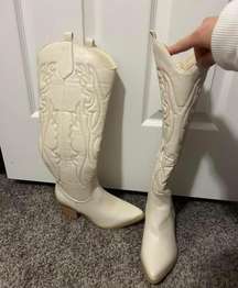 White Cowgirl Boots 