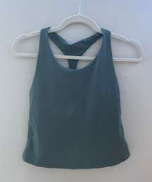 Teal Work Out Top