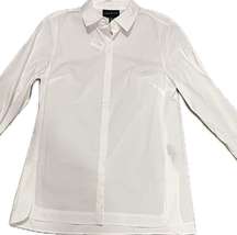 Premise career classic button down white small petite