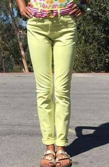 Yellow Skinny jeans, colored skinny jeans,  skinny jeans