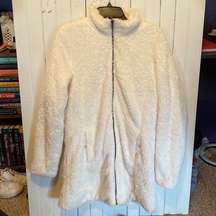 G.H. Bass & Co. Maxi Teddy Jacket White Size M