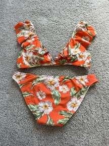 Floral Ruffle Bikini