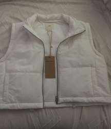 White Puffer Vest