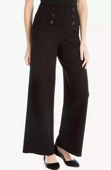 NWT Max Studio Black Wide Leg Trousers