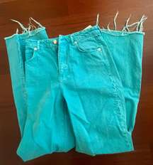 Teal  Jeans