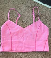 OFFLINE By  Real Me Strappy Back Sports Bra Pink
