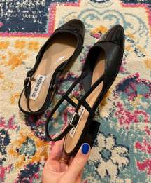 Black Slingback Flats