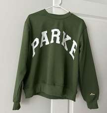 PARKE NYC Varsity Crewneck Sweatshirt