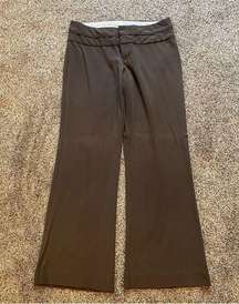 Studio Y Wide Leg Office Work Dress Pants 3/4 Short