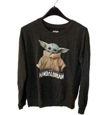 Star Wars • The Mandalorian Grey Cozy Crew Neck Sweatshirt