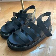 Black Platform Sandals