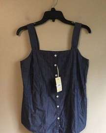 NWT G.H. Bass & Co small jean top