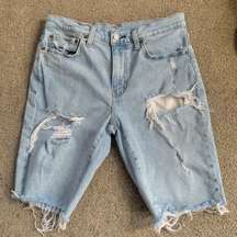 511 Ripped Jean Shorts