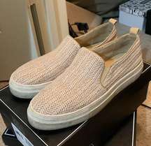 brand slip on shoes in "natural"