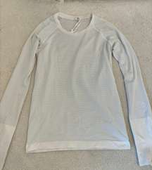 White Swiftly Tech Long Sleeve