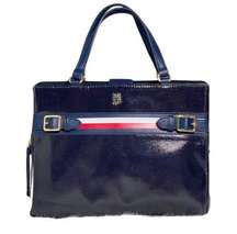 Tommy Hilfiger Navy Shimmer Tote